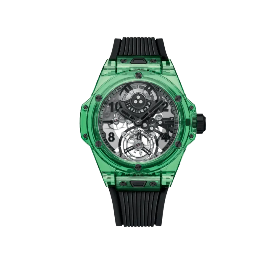 Big Bang Tourbillon Automatic Green Saxem Ref. 429.JG.0110.RT