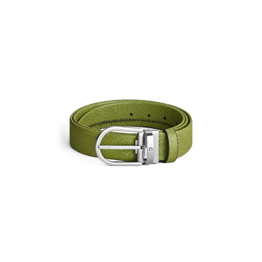 Montblanc Horseshoe Buckle Leather Belt 35mm MB199636