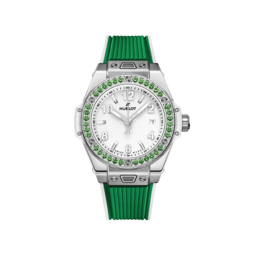 Big Bang One Click Joyful Steel Apple Green Ref. 485.SG.2210.RX.1222