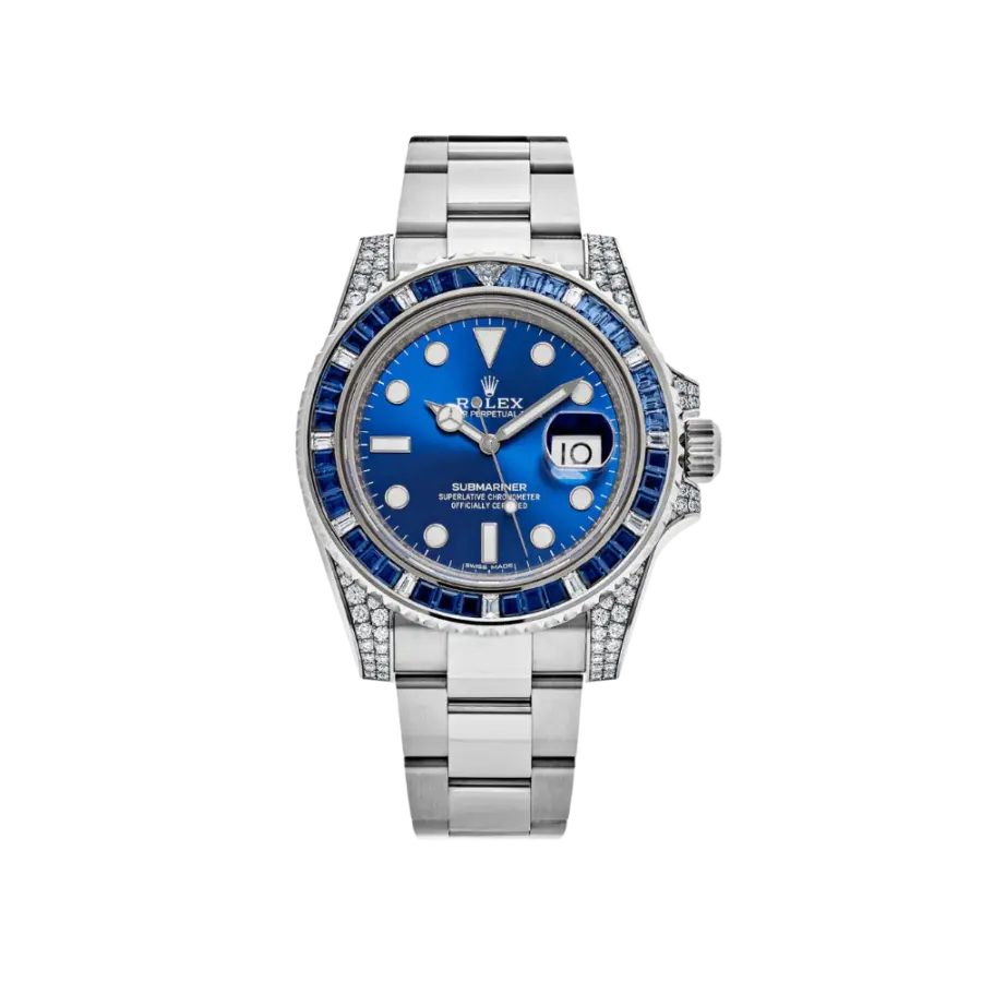 Rolex Submariner Date 116659SABR White Gold Blue Dial Sapphire Diamond Bezel