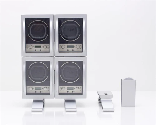 WOLF Module 4.1 Stackable Single Watch Winder w/Cover – 4 Units