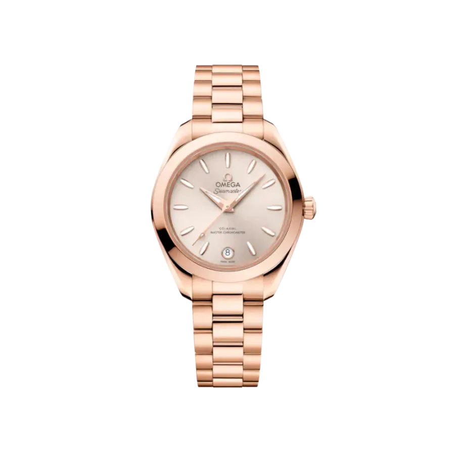 Seamaster Aqua Terra 150M 30 mm, Sedna gold on Sedna gold Ref. 220.50.30.20.09.001