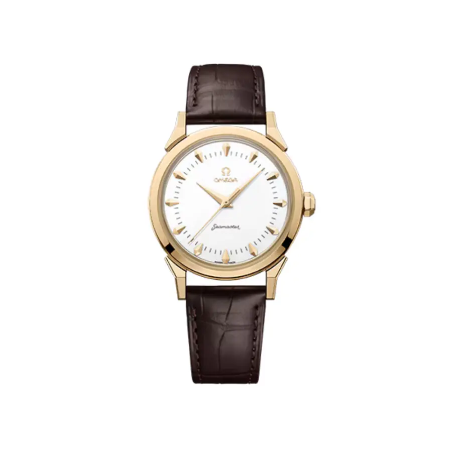 Seamaster 37 mm, Moonshine™ gold on alligator Ref. 522.53.37.20.04.001